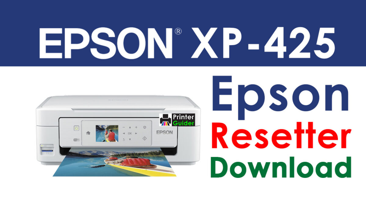 Epson XP-425 Resetter Adjustment Free Download