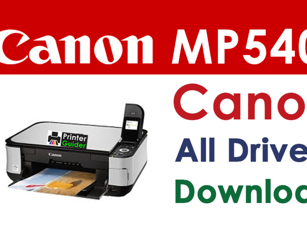 Canon PIXMA MP540 Driver and Software